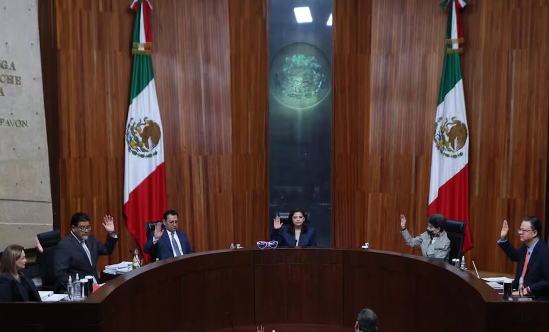 Sala Superior del Tribunal Electoral. Foto: Diego Simón / EL UNIVERSAL