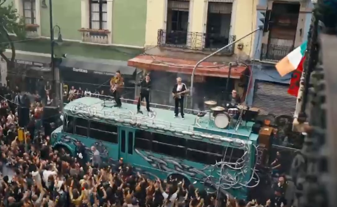 Foto: Toma de video U2