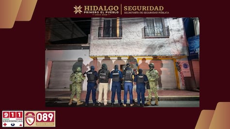 Cateo en Ixmiquilpan desmantela punto de narcomenudeo