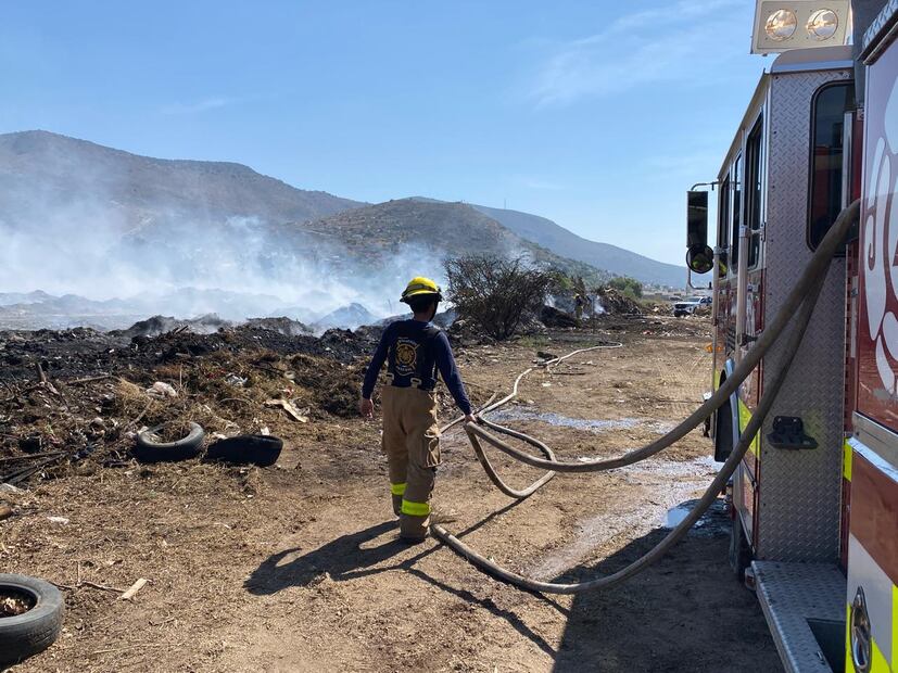 Controlan incendios en Pachuca; no hubo riesgo para la población | Foto: Luis Soriano