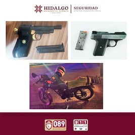 Aseguran armas de fuego y detiene a cuatro personas en operativos de seguridad en Hidalgo