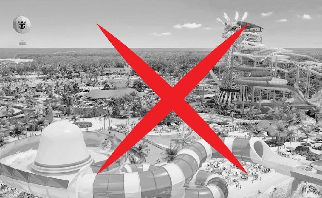Cancelan parque Perfect Day de Royal Caribbean en Mahahual I Foto: Especial