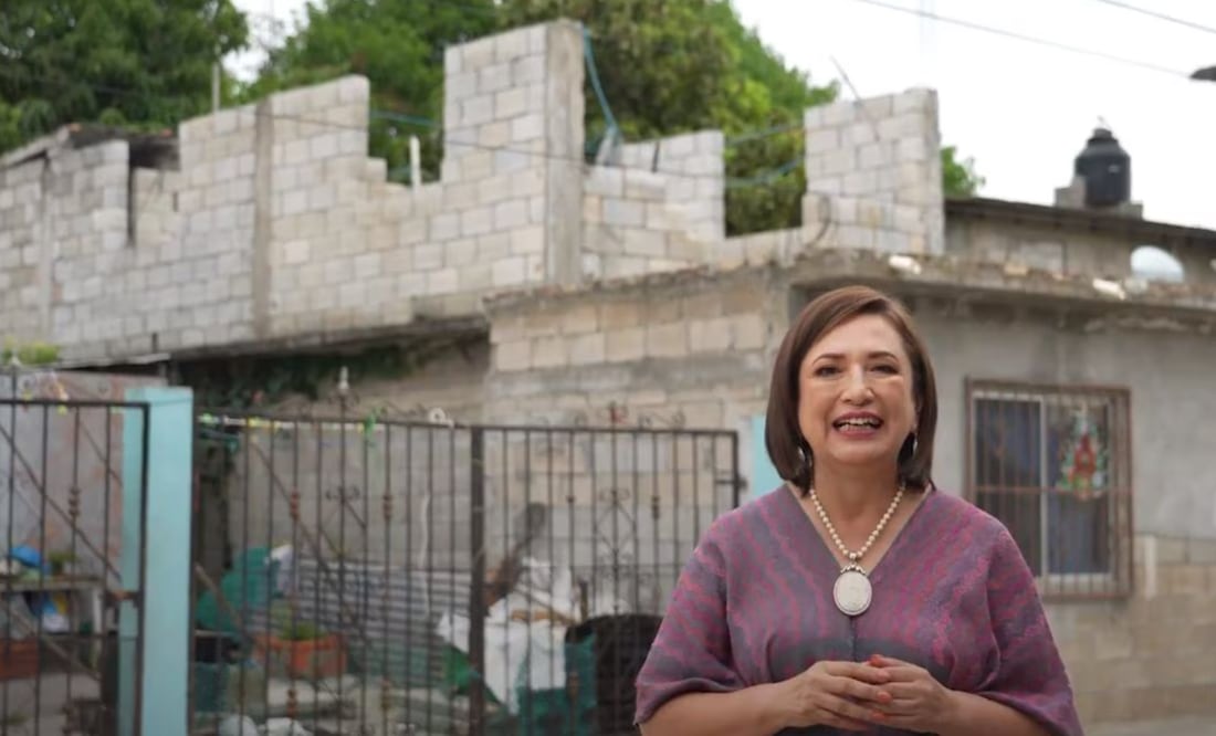 La precandidata presidencial agregó que la edificación de una mejor casa refleja la actitud entrona y de trabajo de la clase media | Captura de video