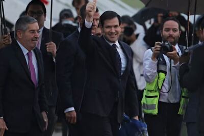 Marco Rubio llega a México para reunión con Sheinbaum; aterriza en el AIFA 