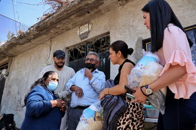 Reconstruyen vivienda de familia afectada por incendio en Tulancingo