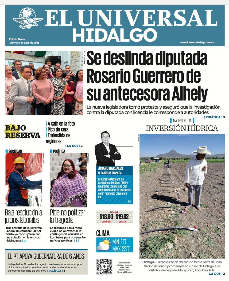 El Universal Hidalgo 060625