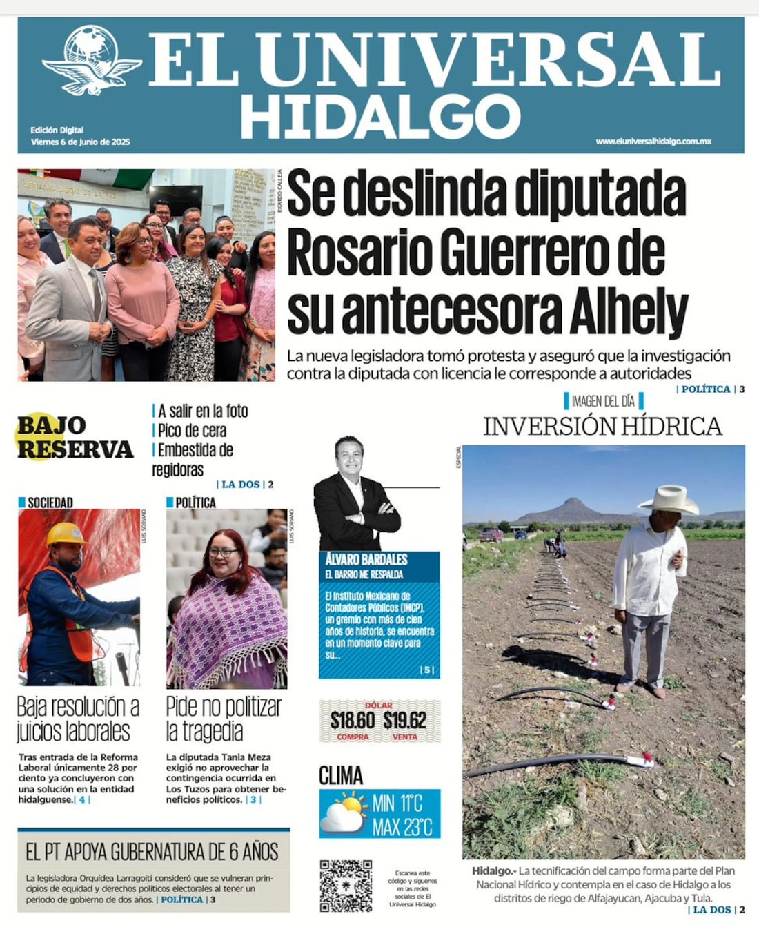 El Universal Hidalgo 060625