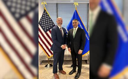 García Harfuch se reúne con director de la DEA en Washington