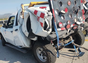 Accidente en el Arco Norte por exceso de velocidad deja dos heridos