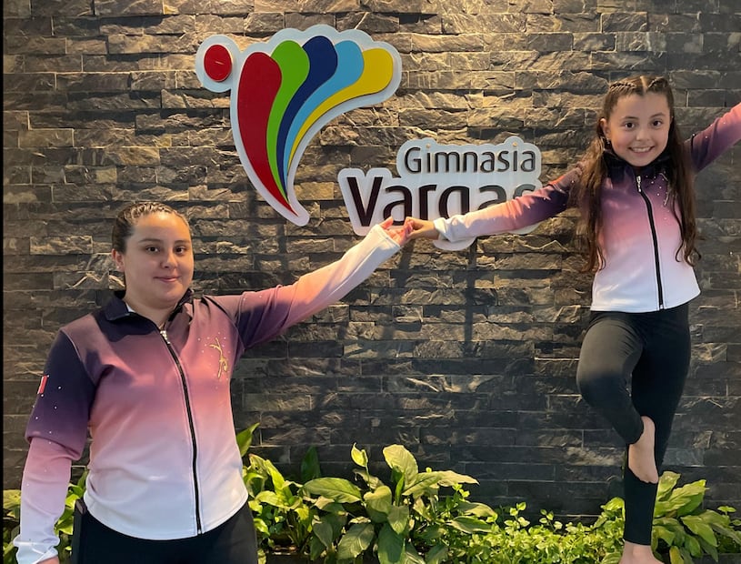 Samantha Denisse Valenzuela y Ana Fernanda I Foto: Gimnasia Vargas