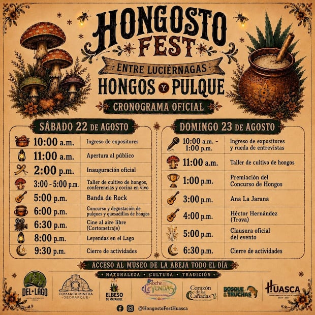 Actividades para toda la familia | Facebook: Hongosto Fest Huasca
