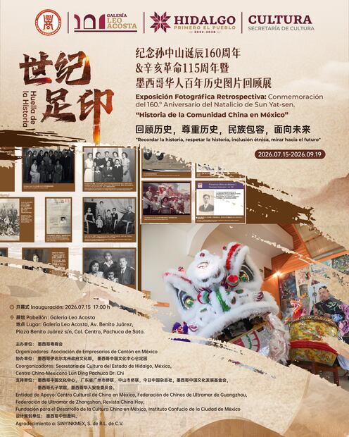 Exposición fotográfica en Hidalgo recorrerá 160 años de la historia de la comunidad china en México | Cortesía: Cultura Hidalgo