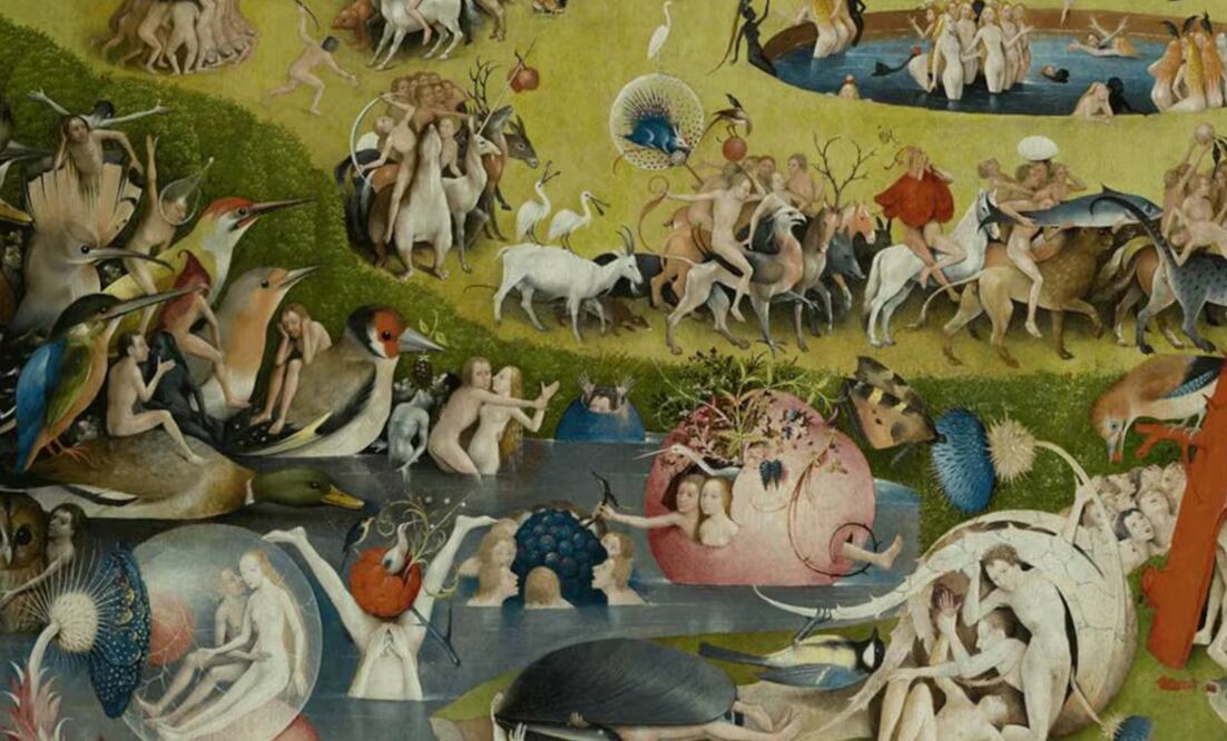 Reproducción parcial de "El jardín de las delicias", una de las obras prestadas por el Museo del Prado que viajarán a Países Bajos para la muestra "Jheronimus Bosch, visiones de un genio". (FOTO: Especial)