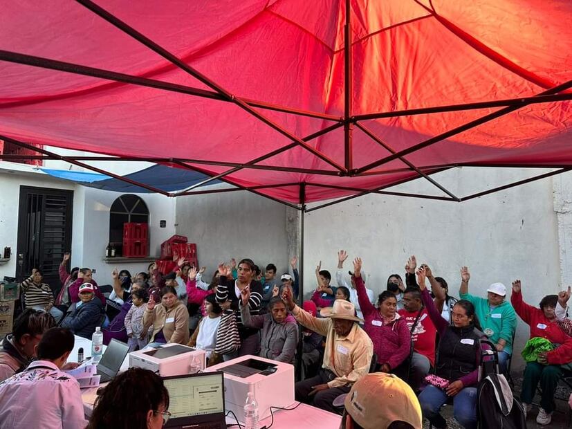 Las Asambleas Municipales se realizan con la vigilancia del Instituto Estatal Electoral de Hidalgo (IEEH) en lo menos 12 de los 18 Distritos Electorales y en 56 de los 84 municipios cuando menos. Foto: Especial