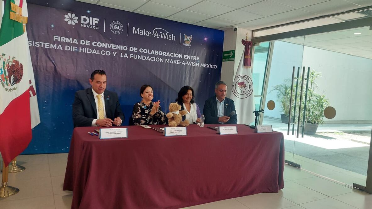 El DIF Hidalgo y Make-A-Wish México colaborarán para cumplir
sueños de niñas y niños hospitalizados que no tienen un pronóstico claro o certero en su salud  I Foto: Lorena Rosas