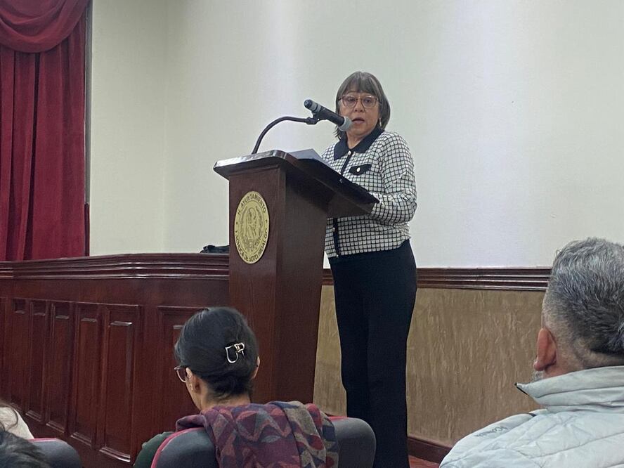 Carmen Rincón, secretaria de Mujeres en Pachuca I Foto: Giovanny Flores