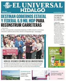 Portada El Universal Hidalgo 16/6/26