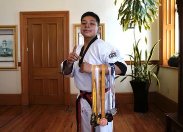 Aldo San Juan, joven taekwondoín de Pachuca, representará a México en la Gimnasiada Mundial 2025