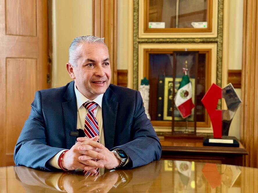 Sergio Baños, presidente municipal de Pachuca I Foto: Marco Carillo