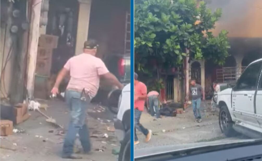 Una explosión en una cantina en Chapulhuacán dejó 2 personas sin vida y al menos tres heridos  Foto: Especial