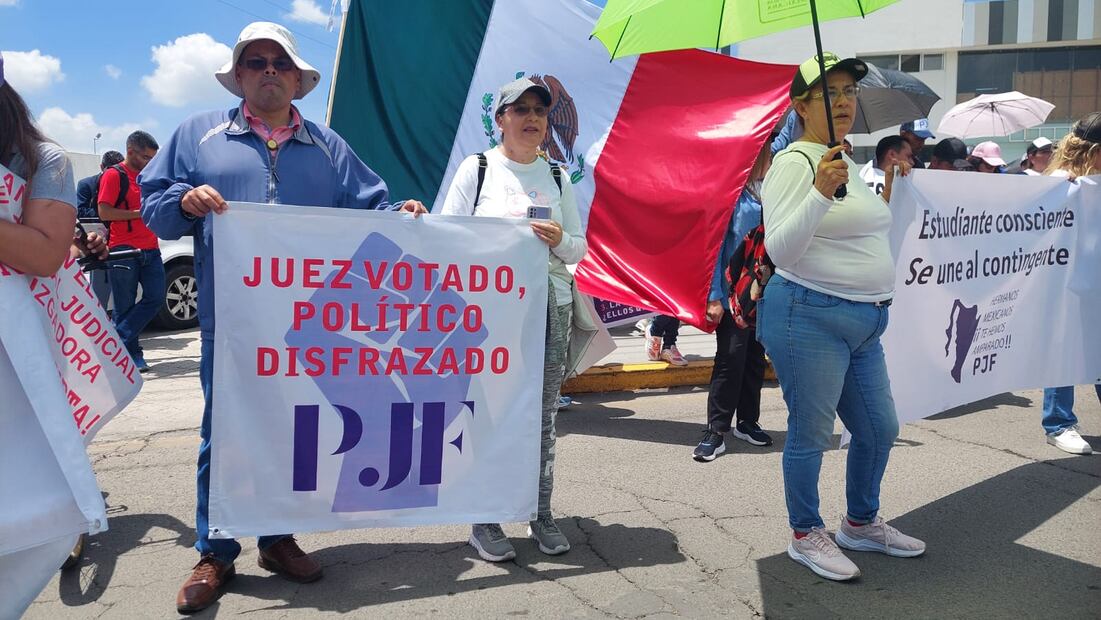 ¿En dónde están los diputados que nos iban a apoyar?:  demandan trabajadores del PJF | Foto: Lorena Rosas