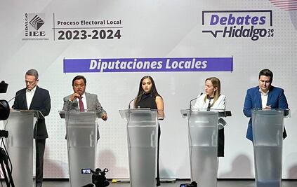 Entre porras y batucadas inician debates de candidatos a diputado locales en Hidalgo