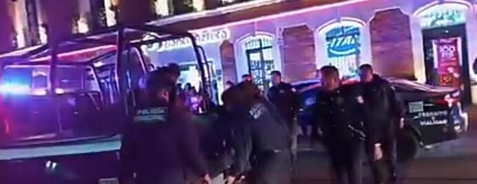 Se registra riña en el bar La Chata, ubicado en el centro de Pachuca