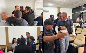 Sesión de cabildo en Mineral de la Reforma termina en pleito vecinal y despliegue policial por feria de la 11 de Julio