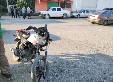 Estudiante de Cecyteh resulta lesionado tras accidente en Huejutla