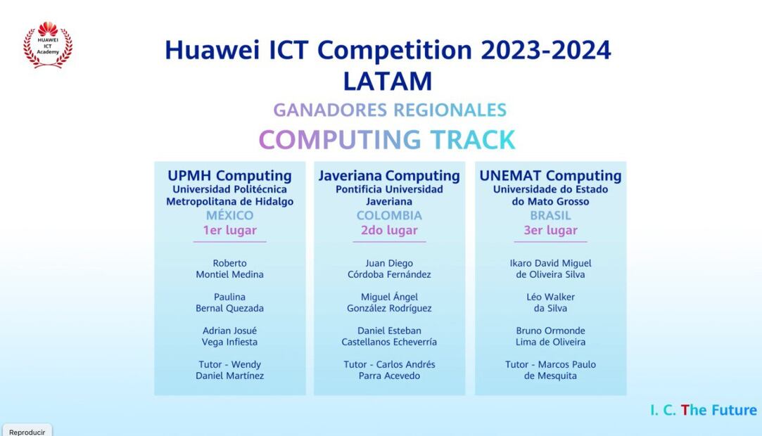 Estudiantes de la UPMH obtienen el primer lugar en la Huawi ICT Competition | Cortesía: SEPH