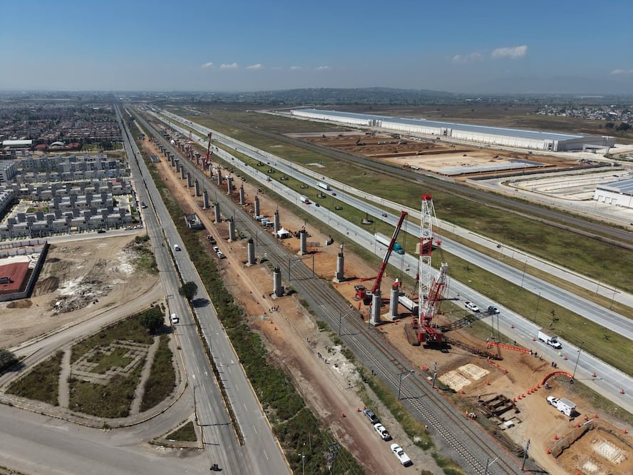 Avanza el Tren México–Pachuca | Twitter: Gobierno de México