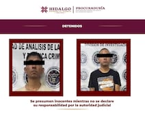 Aseguran más de 59 mil dosis de droga y un arma en Mineral de la Reforma; dos hombres enfrentan proceso penal