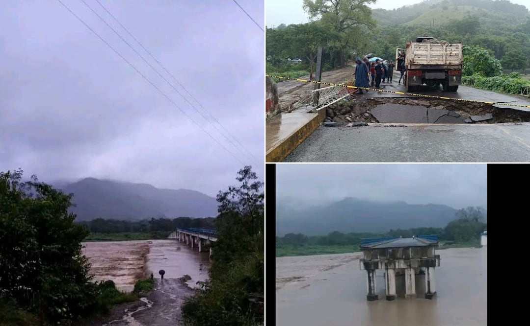 Al menos 37 comunidades de Huautla, Xochiatipan y Yahualica están incomunicadas a causa de las lluvias de los últimos días I Foto: Redes Sociales