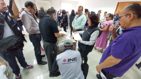INE entregan lista nominal definitiva de Hidalgo