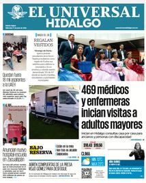 Portada El Universal Hidalgo 11/06/25