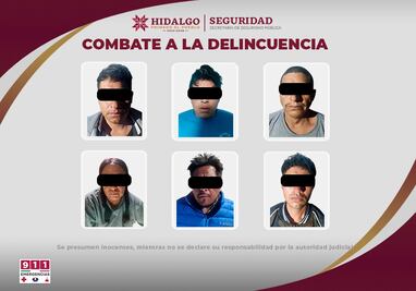 Operativos simultáneos en Tlahuelilpan y Atotonilco de Tula dejan seis detenidos, droga asegurada y rescate de 29 perros