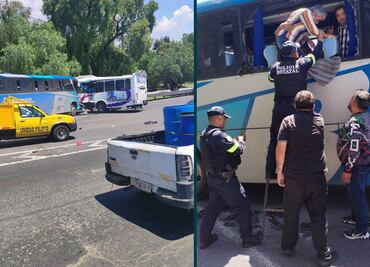 Accidente en la autopista México-Pachuca deja 14 lesionados