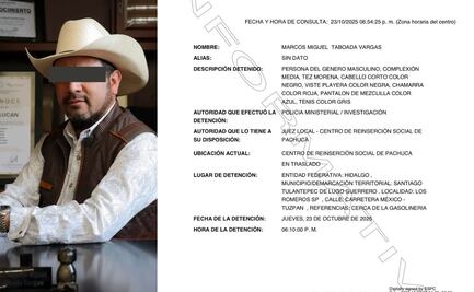 Agentes de la PGJEH detienen a exalcalde de Singuilucan