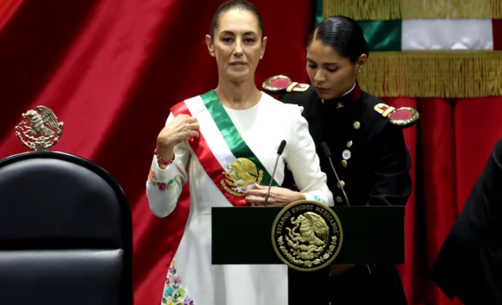 Claudia Sheinbaum toma posesión como presidenta de México. Foto: Diego Simón