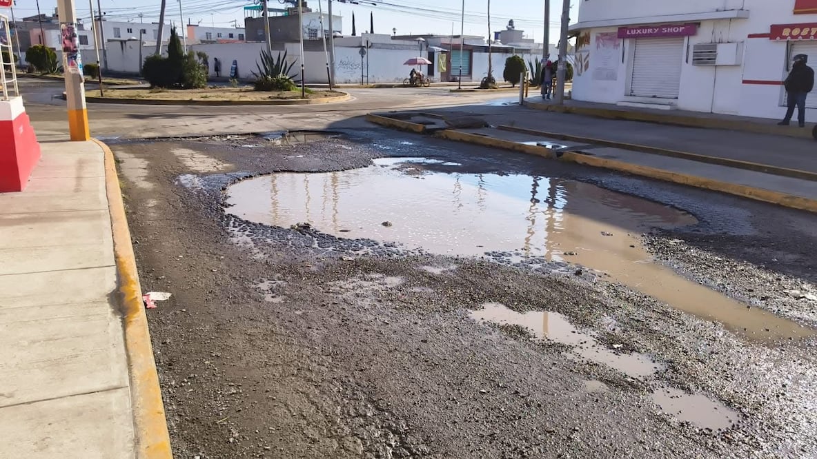 Vecinos del fraccionamiento Haciendas de Tizayuca denunciaron que persisten obras inconclusas en el conjunto habitacional I Foto: Especial