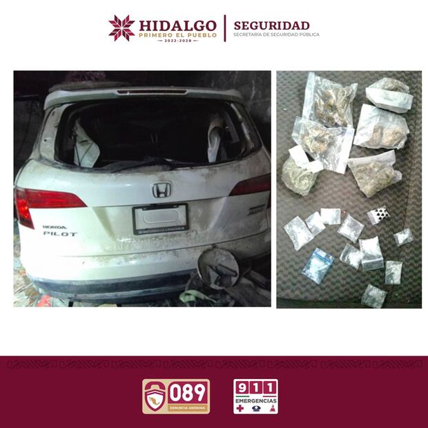 Tras cateo, SSPH aseguran predio con narcóticos y detectan autos robados | Fotos: SSPH