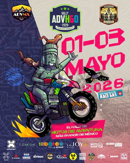 Motores y turismo: Hidalgo alista ruta biker que recorrerá sus paisajes en tres días | Facebook: ADV MX con Joaquin Lam