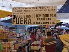Atienden conflicto interno de tianguistas en Ixmiquilpan