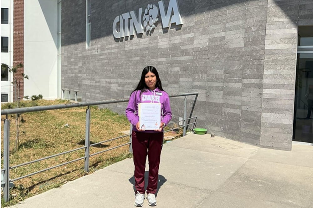 Una joven hidalguense ya está alzando la voz en la ciencia | Foto: UAEH