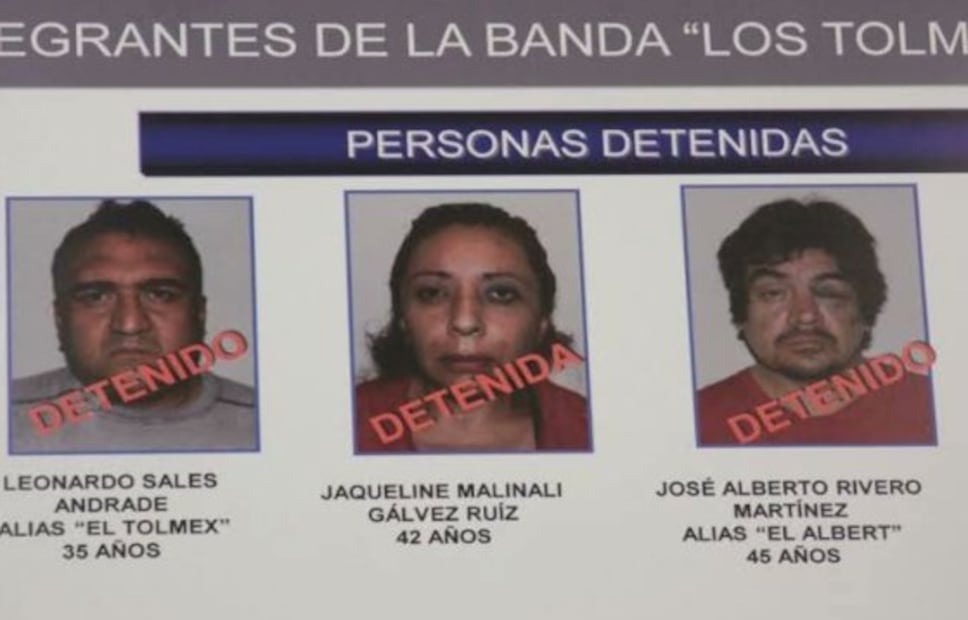 Cae banda de “Los Tolmex”; cuatro integrantes reciben sentencias de hasta 58 años de prisión | Fotos: especiales