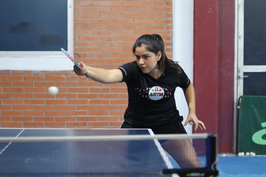 Ximena, la joven promesa del tenis de mesa | Foto: Josué Ortiz