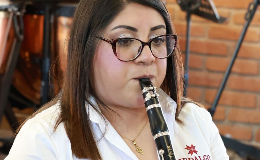 Joven clarinetista de Pachuca llevará su talento al Palacio de Bellas Artes con la Banda Sinfónica de Hidalgo