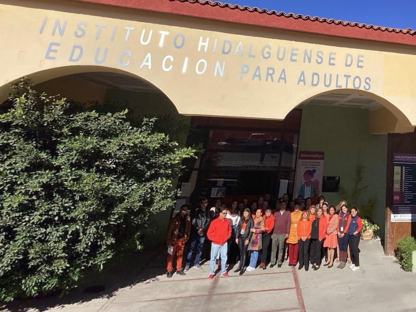 Instituto hidalguense de educación para adultos I Foto: Especial