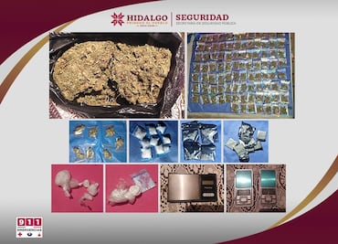 Asegura SSPH más de 5 mil dosis de droga y detiene a cuatro personas en Tepeji del Río