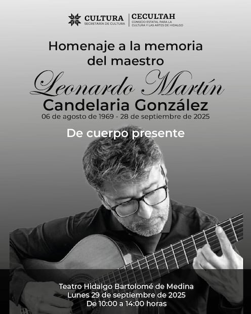 Martín Candelaria se formó en el Instituto Hidalguense de Bellas Artes y en el Estudio de Arte Guitarrístico, en la Ciudad de México